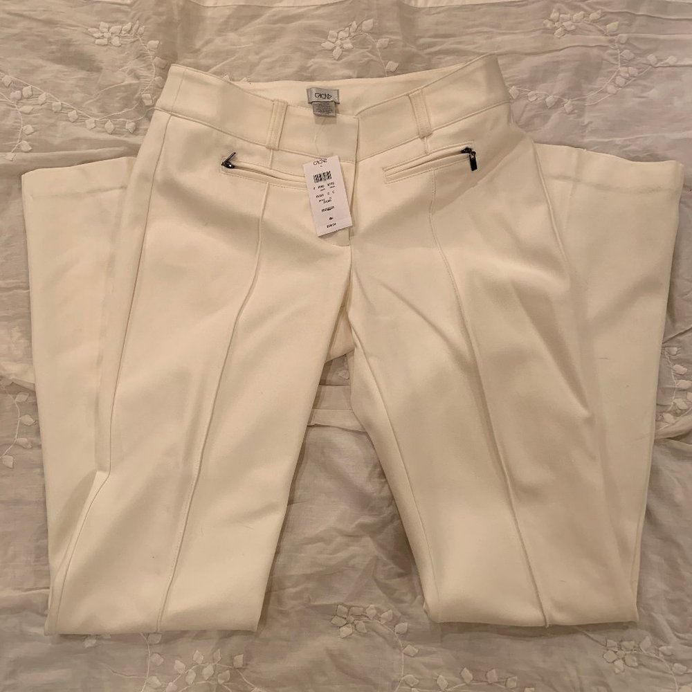 Cache NWT Winter White Dress Pants